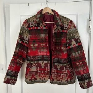 1970’s wool blazer with polyester lining.